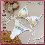  Bikini 2 Mảnh Tam Giác Charm Màu Sắc Dễ Thương GECKO 2M104 