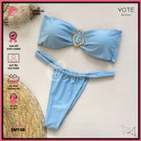  Bikini 2 Mảnh Áo Cúp Khoen Méo Quần Lotkhe Gợi Cảm GECKO 2M106 