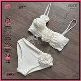  Bikini 2 Mảnh Hoa Hồng Quần Chip Dễ Thương GECKO 2M13 