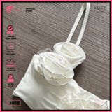  Bikini 2 Mảnh Hoa Hồng Quần Chip Dễ Thương GECKO 2M13 