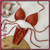  Bikini 2 Mảnh Áo Đính Hạt Slay Cao Cấp GECKO 2M14 