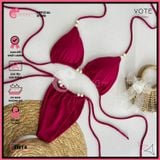  Bikini 2 Mảnh Áo Đính Hạt Slay Cao Cấp GECKO 2M14 
