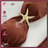  Bikini 2 Mảnh Cúp Nhúng Mix Khoen Sao Biển Dễ Thương GECKO 2M16 
