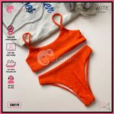  Bikini 2 Mảnh Áo 2 Dây Basic Thun Xốp GECKO 2M19 