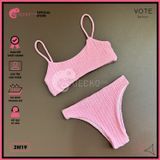  Bikini 2 Mảnh Áo 2 Dây Basic Thun Xốp GECKO 2M19 