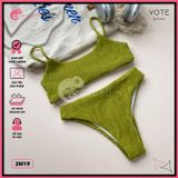  Bikini 2 Mảnh Áo 2 Dây Basic Thun Xốp GECKO 2M19 