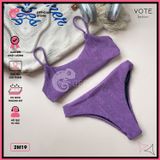  Bikini 2 Mảnh Áo 2 Dây Basic Thun Xốp GECKO 2M19 