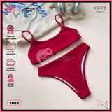  Bikini 2 Mảnh Áo 2 Dây Basic Thun Xốp GECKO 2M19 