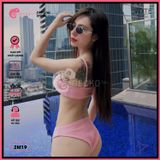  Bikini 2 Mảnh Áo 2 Dây Basic Thun Xốp GECKO 2M19 