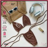  Bikini 2 Mảnh Tam Giác Quần Rút Dây GECKO 2M22 