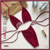  Bikini 2 Mảnh Tam Giác Quần Rút Dây GECKO 2M22 