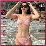  Bikini 2 Mảnh Tam Giác Quần Rút Dây GECKO 2M22 