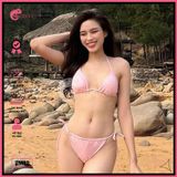  Bikini 2 Mảnh Tam Giác Quần Rút Dây GECKO 2M22 