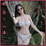  Bikini 2 Mảnh Bèo Tấng Phối Khoen Dễ Thương GECKO 2M29 
