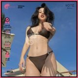  Bikini 2 Mảnh 6 Khoen Tam Giác Quần Tăng Đơ GECKO 2M32 