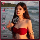  Bikini 2 Mảnh Áo Xoắn Cúp Ngang Gợi Cảm GECKO 2M33 