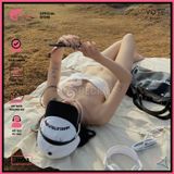  Bikini 2 Mảnh Áo Xoắn Cúp Ngang Gợi Cảm GECKO 2M33 