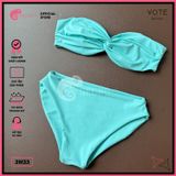  Bikini 2 Mảnh Áo Xoắn Cúp Ngang Gợi Cảm GECKO 2M33 