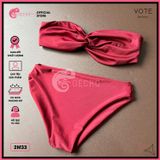  Bikini 2 Mảnh Áo Xoắn Cúp Ngang Gợi Cảm GECKO 2M33 