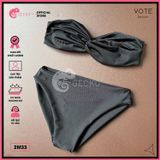  Bikini 2 Mảnh Áo Xoắn Cúp Ngang Gợi Cảm GECKO 2M33 
