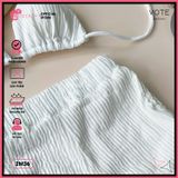  Bikini 2 Mảnh Tam Giác Phối Quần Đùi Thun Xốp Nhật GECKO 2M36 