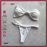  Bikini 2 Mảnh Áo Chéo Quần Nhỏ Đan Dây GECKO 2M39 