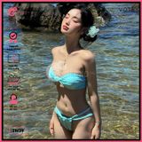  Bikini 2 Mảnh Áo Chéo Quần Nhỏ Đan Dây GECKO 2M39 
