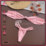  Bikini 2 Mảnh Áo Chéo Quần Nhỏ Đan Dây GECKO 2M39 