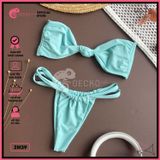  Bikini 2 Mảnh Áo Chéo Quần Nhỏ Đan Dây GECKO 2M39 