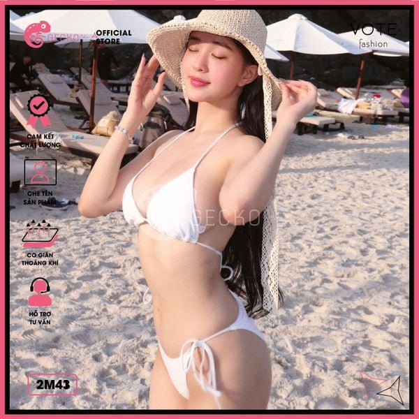  Bikini 2 Mảnh Tam Giác Quần Nhỏ Quyến Rũ GECKO 2M43 