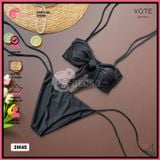  Bikini 2 Mảnh Áo Nơ Phối Quần Cột Dây GECKO 2M45 