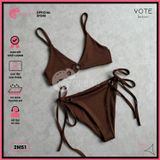 Bikini 2 Mảnh Xốp Tăm Phối Khoen GECKO 2M51 