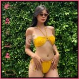  Bikini 2 Mảnh Áo Cúp Ngực Cột Dây Quần Lotkhe GECKO 2M54 