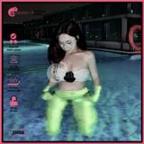  Bikini 2 Mảnh Cúp Ngực Kèm Hoa Gợi Cảm GECKO 2M58 