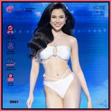  Bikini 2 Mảnh Áo Cúp Ngực Thắt Dây Đính Ngọc GECKO 2M62 