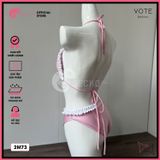  Bikini 2 Mảnh Tam Giác Bèo Viền Cao Cấp GECKO 2M73 
