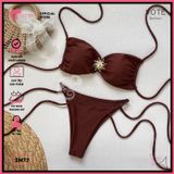  Bikini 2 Mảnh Cúp Phối Khoen Mặt Trời Slay GECKO 2M75 