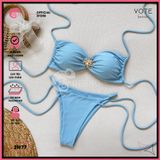 Bikini 2 Mảnh Cúp Phối Khoen Mặt Trời Slay GECKO 2M75 