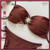  Bikini 2 Mảnh Cúp Phối Khoen Mặt Trời Slay GECKO 2M75 