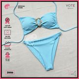  Bikini 2 Mảnh Phối Khoen Charm Slay Dễ Thương GECKO 2M86 
