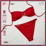  Bikini 2 Mảnh Phối Khoen Charm Slay Dễ Thương GECKO 2M86 