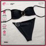  Bikini 2 Mảnh Phối Khoen Charm Slay Dễ Thương GECKO 2M86 