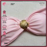  Bikini 2 Mảnh Đính Khoen Vỏ Sò Xinh Xắn Sexy GECKO 2M87 