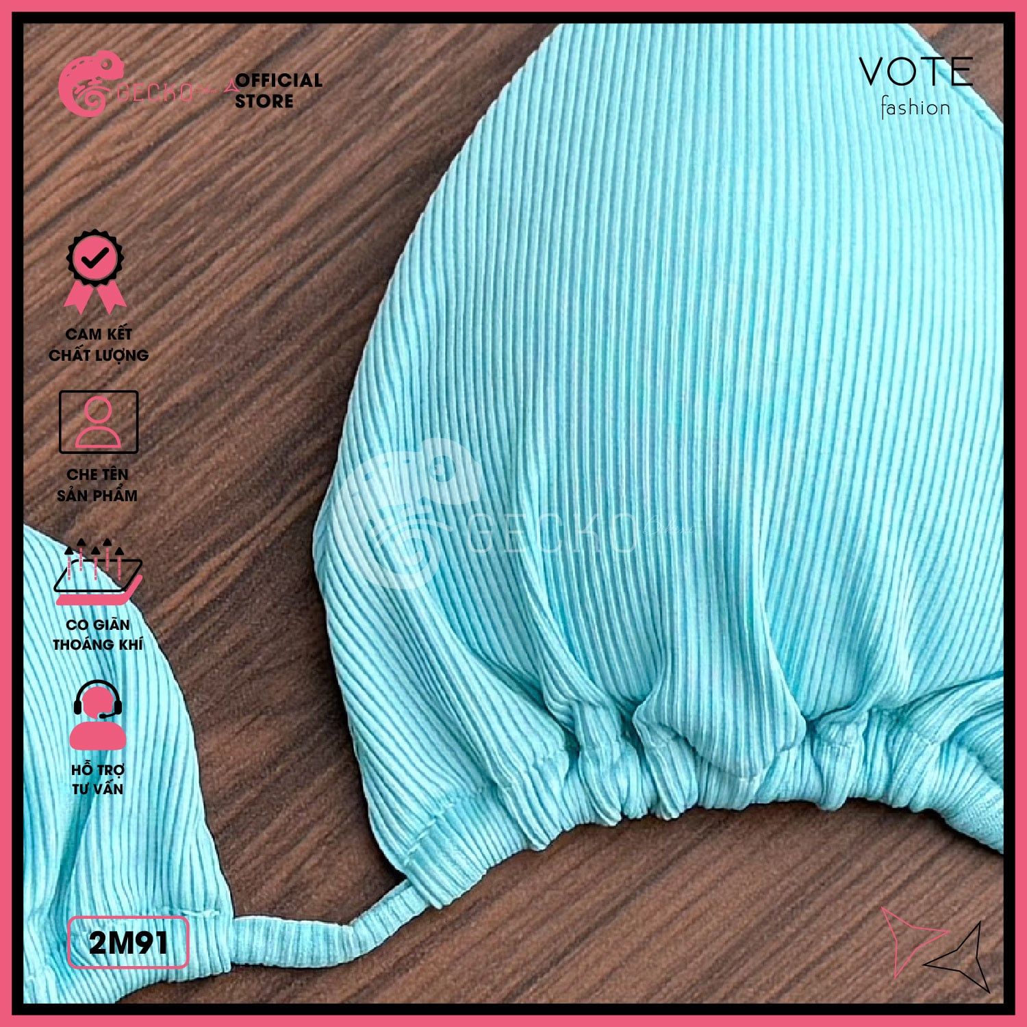  Bikini 2 Mảnh Tam Giác Tăm Lạnh Lotkhe Gợi Cảm GECKO 2M91 