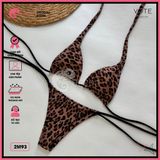  Bikini 2 Mảnh Tam Giác Hoạ Tiết Da Beo Sexy GECKO 2M93 