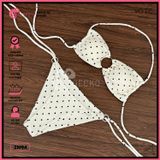  Bikini 2 Mảnh Áo Cúp Quần Lotkhe Chấm Bi Sexy GECKO 2M94 