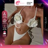  Bikini 2 Mảnh Phối Hoa Đại Cao Cấp Quần LotKhe GECKO 2M31 