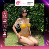  Bikini 2 Mảnh Áo Cúp Ngực Cột Dây Quần Lotkhe GECKO 2M54 