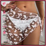  Khăn Quấn Voan Lưới Hoạ Tiết In 3D Mặc Kèm Bikini GECKO 3PK01 