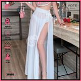  Chân Váy Voan Mặc Kèm Bikini Dài 1m GECKO 3PK02 